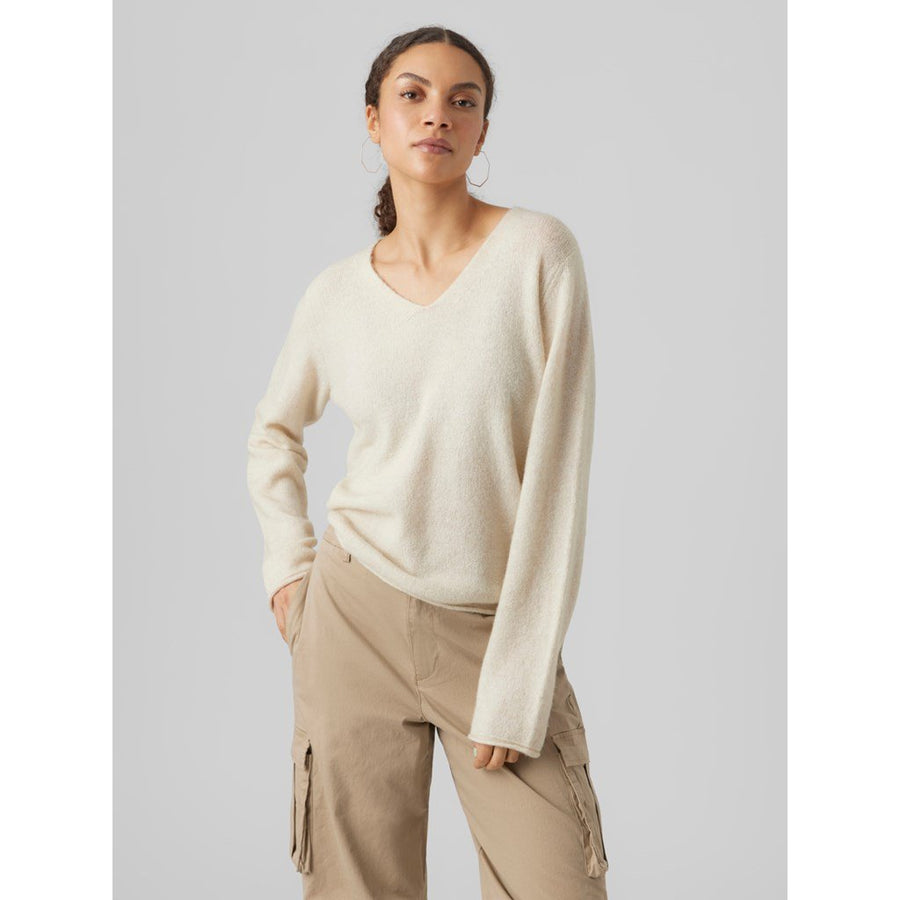 Πουλόβερ με v cut λαιμόκοψη Vero Moda 10291253
