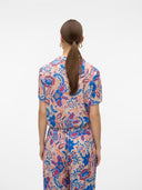 Πουκάμισο crop με print Vero Moda 10303694 - Multi - thefashionproject.gr - VERO MODA