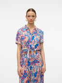 Πουκάμισο crop με print Vero Moda 10303694 - Multi - thefashionproject.gr - VERO MODA