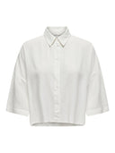 Πουκάμισο κοντό ONLY 15307870 - Λευκό - thefashionproject.gr - ONLY
