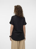 Πουκάμισο με τσεπάκια Vero Moda 10310139 - Μαύρο - thefashionproject.gr - VERO MODA