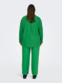 Πουκάμισο plus size με λινό CARMAKOMA 15281041 - Πράσινο - thefashionproject.gr - CARMAKOMA
