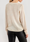 Πουλόβερ με v cut λαιμόκοψη Vero Moda 10291253 - Ζαχαρί - thefashionproject.gr - VERO MODA