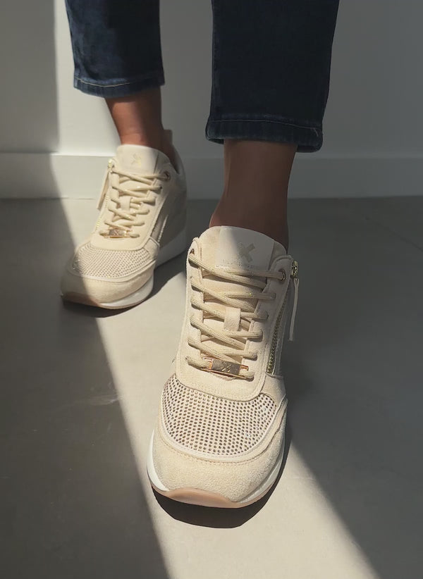 Sneakers wedges με στρας Xti 142957