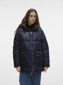 Puffer μπουφάν με εξωτερικές τσέπες Vero Moda 10294979 - Μπλε σκούρο - thefashionproject.gr - VERO MODA