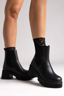 Ragazza 0133 Leather Chelsea Boots - Black Matte - thefashionproject.gr - RAGAZZA