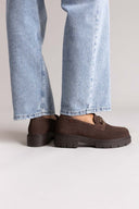 Ragazza 0190 Suede Leather Comfort Loafers - Καφέ - thefashionproject.gr - RAGAZZA