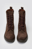 Ragazza 0230 Suede Lace - Up Ankle Boot - Brown Suede - thefashionproject.gr - RAGAZZA