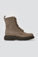 Ragazza 0230 Suede Lace - Up Ankle Boot - Taupe Suede - thefashionproject.gr - RAGAZZA