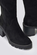 Refresh 173033 Vegan Suede Stretch Boots - Black Suede - thefashionproject.gr - Refresh