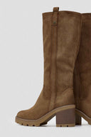 Refresh 173033 Vegan Suede Stretch Boots - Taupe Suede - thefashionproject.gr - Refresh
