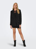 Σακάκι glitter με λεπτό πέτο ONLY 15308647 - Μαύρο - thefashionproject.gr - ONLY