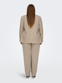 Σακάκι με λινό plus size CARMAKOMA 15280239 - Άμμου - thefashionproject.gr - CARMAKOMA