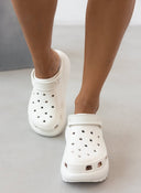 Σαμπό flatforms - Λευκό - thefashionproject.gr - Jelly Vitamin