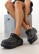 Σαμπό flatforms - Μαύρο - thefashionproject.gr - Jelly Vitamin