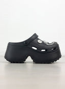 Σαμπό με ψηλή σόλα και διακοσμητικά - Μαύρο - thefashionproject.gr - The Fashion Project