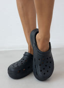 Σαμπό με ψηλή σόλα - Μαύρο - thefashionproject.gr - The Fashion Project