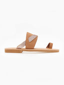 Σανδάλια δερμάτινα με ιδιαίτερη φάσα Iris Sandals