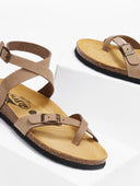 Σανδάλια ανατομικά από nubuck δέρμα Plakton 181204 