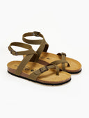 Σανδάλια ανατομικά από nubuck δέρμα Plakton 181204 