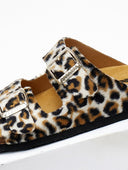 Σανδάλια ανατομικά από συνθετικό ponyskin Plakton 180010