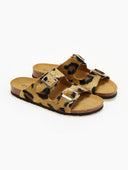 Σανδάλια ανατομικά από συνθετικό ponyskin Plakton 180010 - Animal - thefashionproject.gr - Plakton