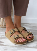 Σανδάλια ανατομικά καστόρινα Plakton 340010 WEST - Κάμελ - thefashionproject.gr - Plakton