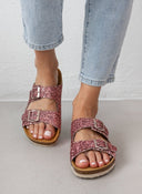 Σανδάλια ανατομικά με glitter Plakton 180010 - Ροζ - thefashionproject.gr - Plakton