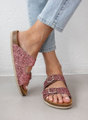 Σανδάλια ανατομικά με glitter Plakton 180010 - Ροζ - thefashionproject.gr - Plakton