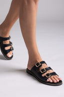 Σανδάλια από γνήσιο δέρμα nubuck Tfp