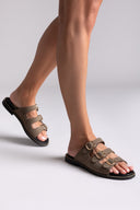 Σανδάλια από γνήσιο δέρμα nubuck Tfp