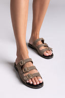 Σανδάλια από γνήσιο δέρμα nubuck Tfp