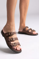 Σανδάλια από γνήσιο δέρμα nubuck Tfp