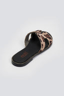 Σανδάλια από ponyskin με print Estil