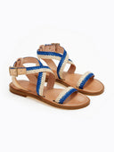 Σανδάλια δερμάτινα crossover Iris sandals