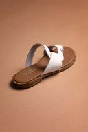 Σανδάλια δερμάτινα Estil - Λευκό - thefashionproject.gr - Estil - 25002001003