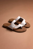 Σανδάλια δερμάτινα Estil - Λευκό - thefashionproject.gr - Estil - 25002001003