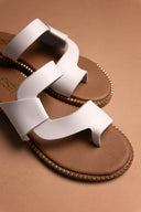 Σανδάλια δερμάτινα Estil - Λευκό - thefashionproject.gr - Estil - 25002001003