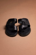 Σανδάλια δερμάτινα Estil - Μαύρο - thefashionproject.gr - Estil - 25002002003