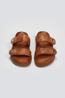 Σανδάλια δερμάτινα flatforms Iris Sandals
