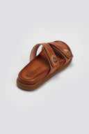 Σανδάλια δερμάτινα flatforms Iris Sandals