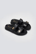 Σανδάλια δερμάτινα flatforms Iris Sandals