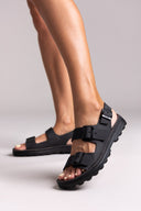 Σανδάλια δερμάτινα flatforms με τοκάδες MILLIE FANTASY SANDALS