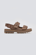 Σανδάλια δερμάτινα flatforms με τοκάδες MILLIE FANTASY SANDALS