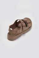 Σανδάλια δερμάτινα flatforms με τοκάδες MILLIE FANTASY SANDALS
