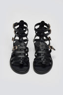 Σανδάλια δερμάτινα gladiator Iris Sandals - Μαύρο - thefashionproject.gr - IRIS - 24217002003