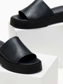 Σανδάλια flatforms δερμάτινα με φαρδιά φάσα Iris Sandals