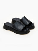 Σανδάλια flatforms δερμάτινα με φαρδιά φάσα Iris Sandals