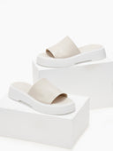 Σανδάλια flatforms δερμάτινα με φαρδιά φάσα Iris Sandals