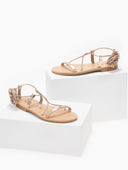 Σανδάλια δερμάτινα με κορδόνια Iris Sandals